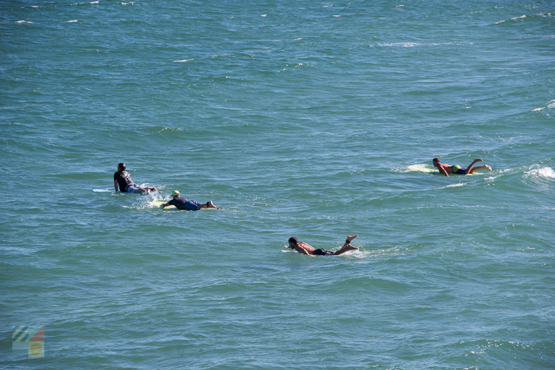 Surfers in Carolina Beach NC