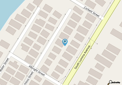 Southern Star - Cozy 4 bedroom house on the South end of Wrightsville Beach map location