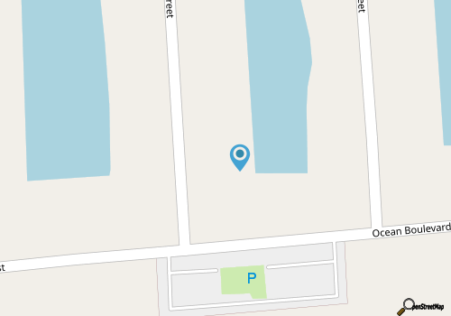 Canal home with hot tub, boat dock map location