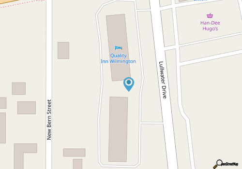 Quality Inn Wilmington map location