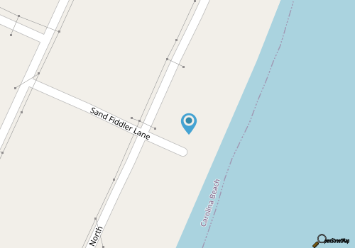 Carolina Beach Oceanfront, Steps to Pier, Pool! Villa map location