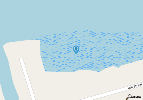 Dog friendly 4 bedroom house, walking distance to beach map location