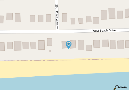 Renovated 3BR 2BA House, Oceanfront, Rooftop Deck, Dog Friendly, Sleeps 10 map location