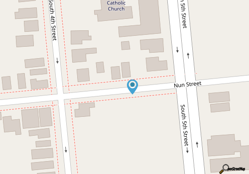 Mellow Home on a tree-lined street- 2 blks to Castle St.- walk to all - sleeps 8 map location