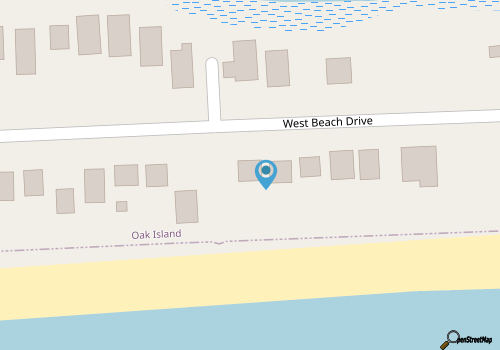 Modern Oceanfront OKI getaway w/ Pool map location