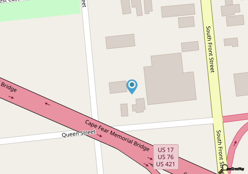 Cape Fear River Watch map location