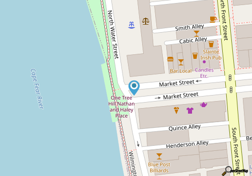 Haunted Wilmington map location
