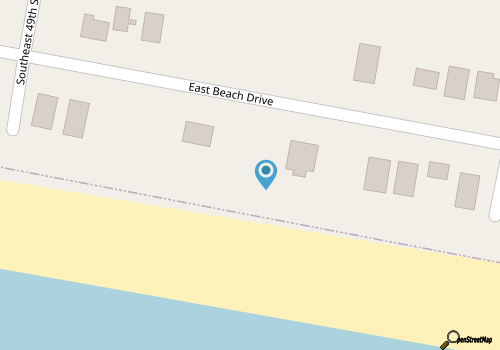 Seashore Serenity - 4915 E Beach Dr- Coastal Vacation Resorts map location