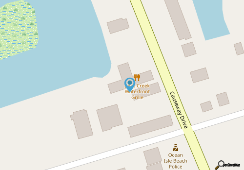 Jinks Creek Waterfront Grille map location