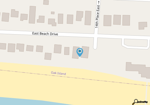 2 Tortugas East -- Renovated Oceanfront Duplex by Pier w/King Bed map location