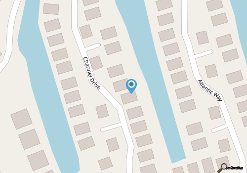 REDUCED RATE FOR AUGUST 9-16  4 Bed IP House on Water-Sleeps 8-EASY BEACH ACCESS map location
