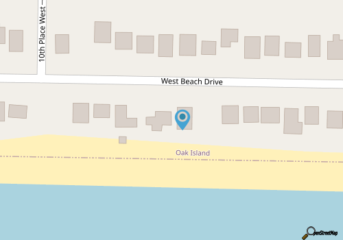 Discover 'Diamond in the Rough'—a cozy 3BR oceanfront haven in Oak Island! map location