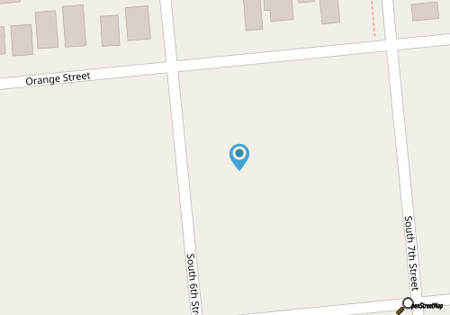 Creamsicle Cottage-6 blocks from the Water Front map location