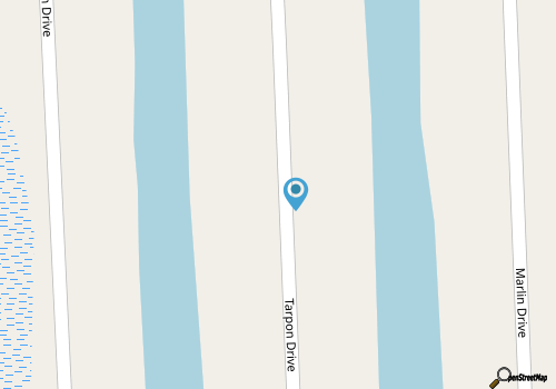 FREE CABANA - Dock Holiday with private pool map location