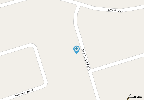 4 Bedroom Quiet Neighborhood Short Walk to Beach map location