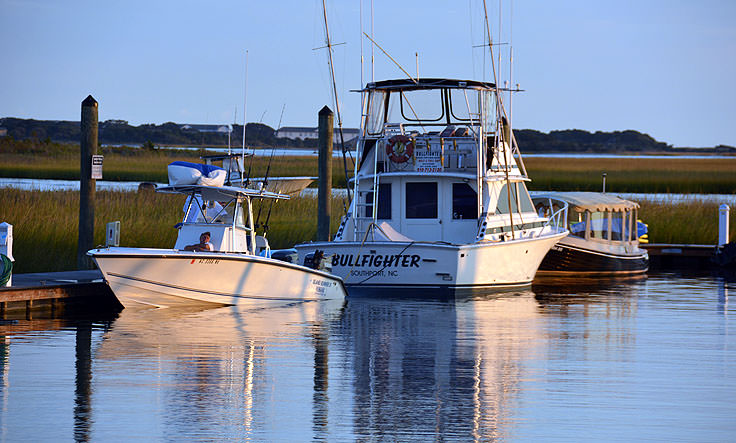 Boats at Southport Marina