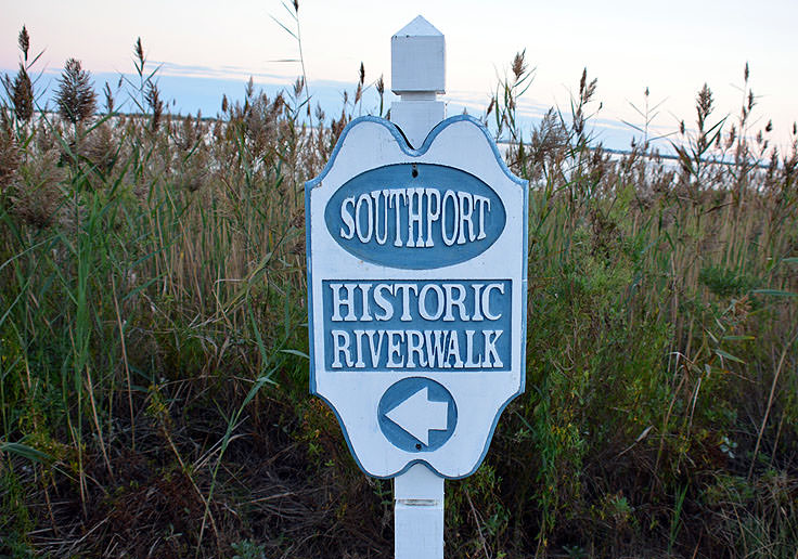 The Historic Riverwalk in Southport, NC