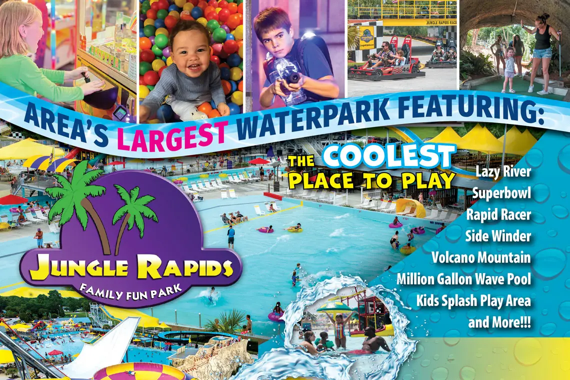 $2. OFF T-Shirt JUNGLE RAPIDS FAMILY FUN PARK