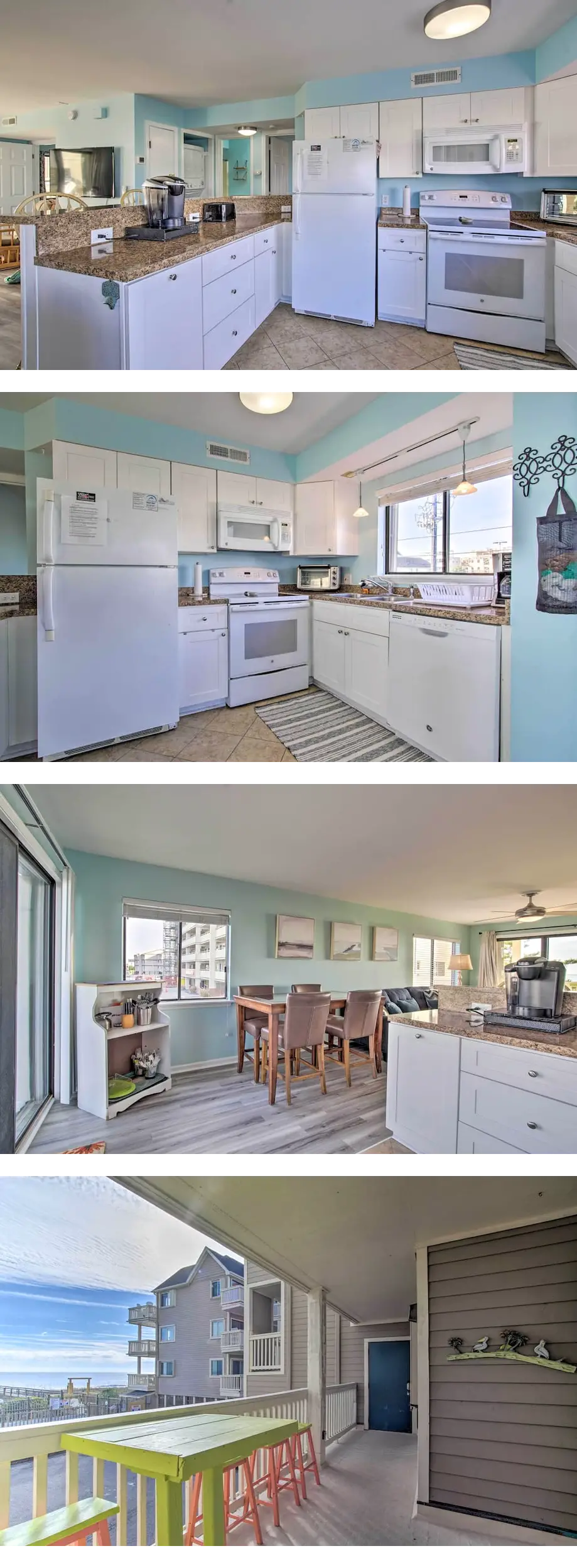 Ocean-View Condo w/ Deck, Steps to Carol...