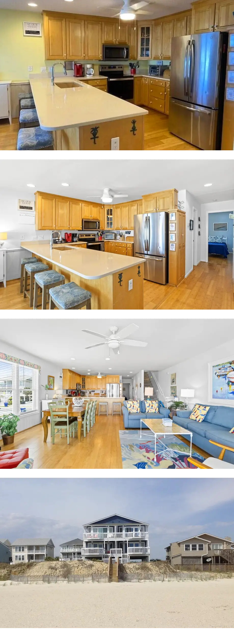Bright Beautiful Ocean Front Home 