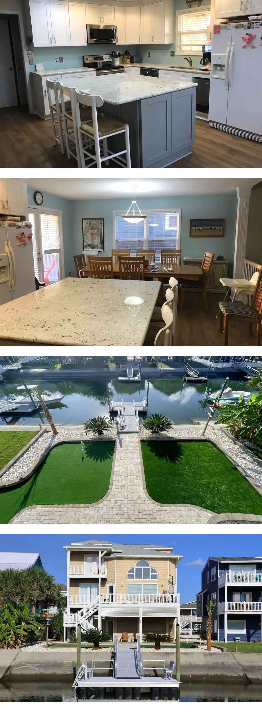 Unique Canal Home:  Resort Back Yard  w ...