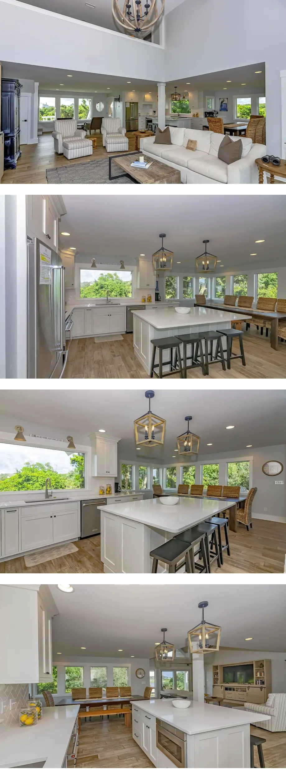 Large home with golf course view, open c...