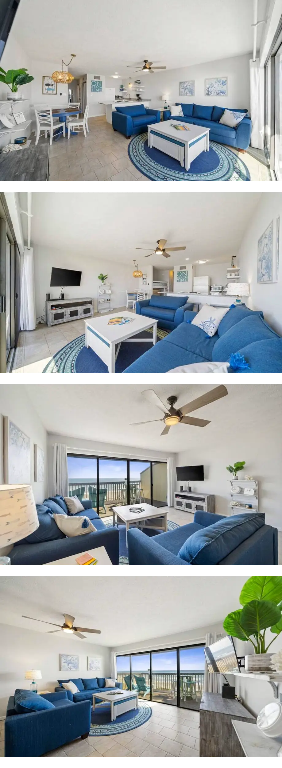 Newly renovated beachfront condo