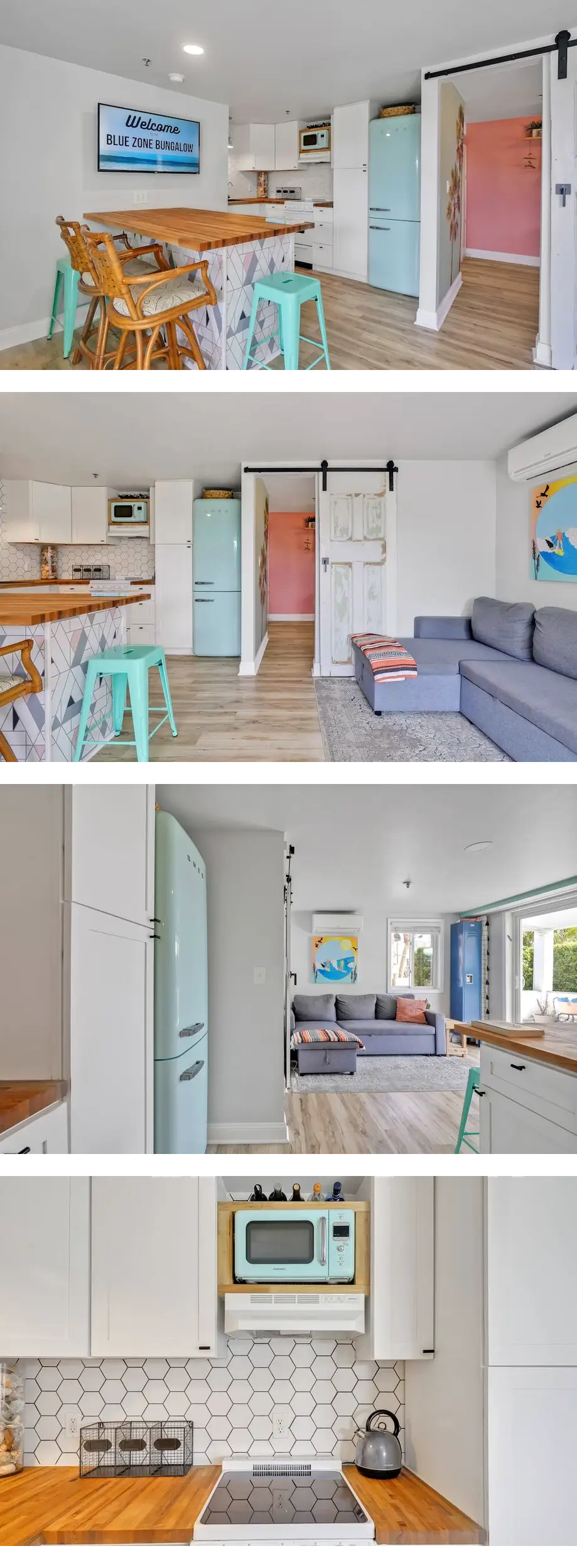 Blue Zone Bungalow! 150 yards to the bea...