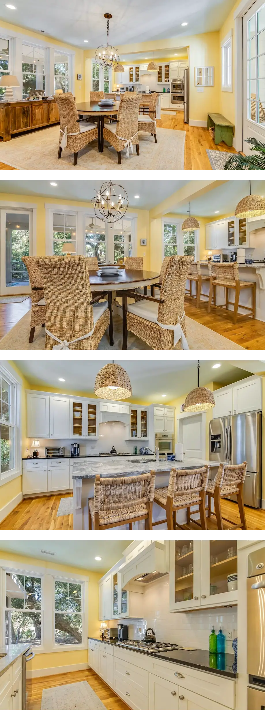 Golf course view home with screened in p...