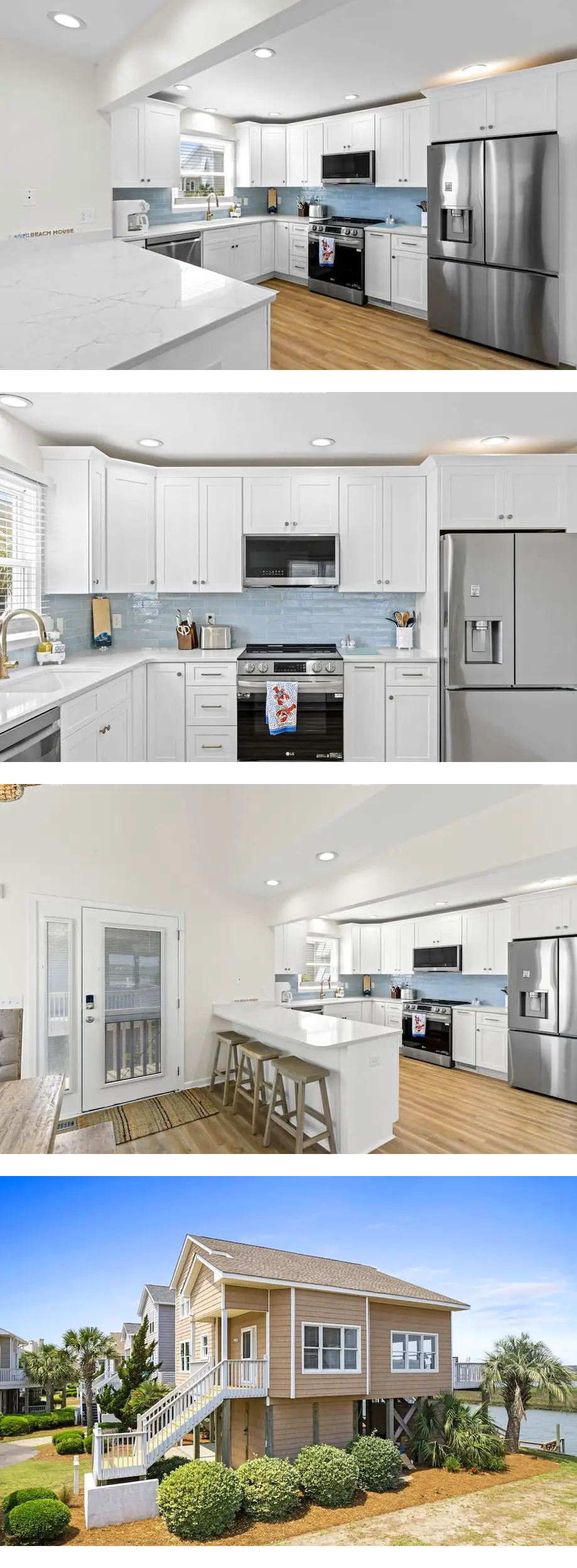 5br 3ba island home on creek- completely...