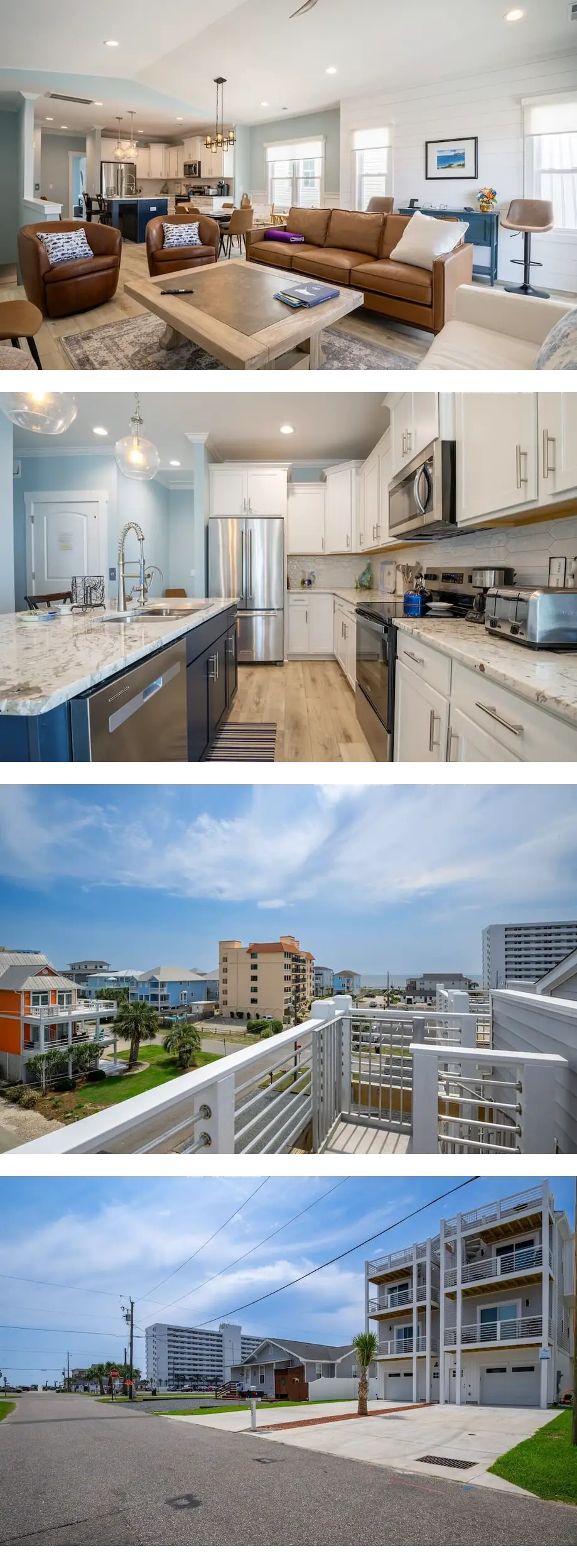 Sun Deck with Ocean Views at Lone Star B...