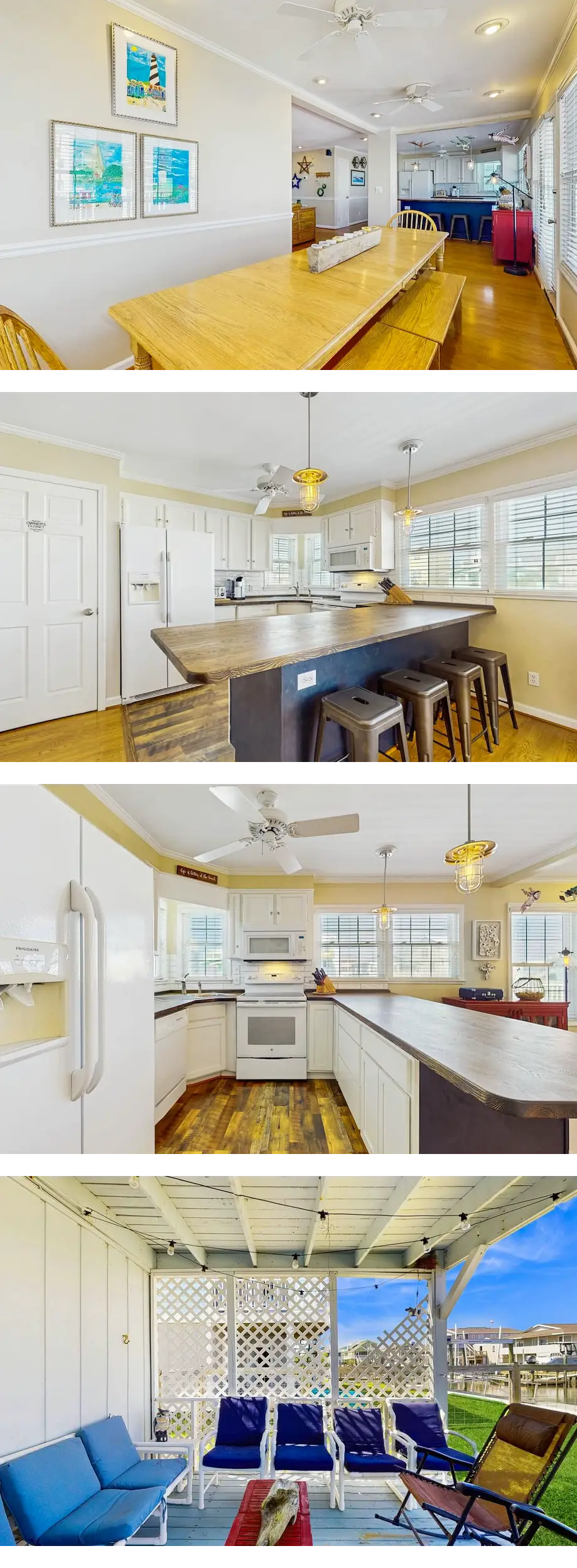 Stunning waterfront home with enclosed y...