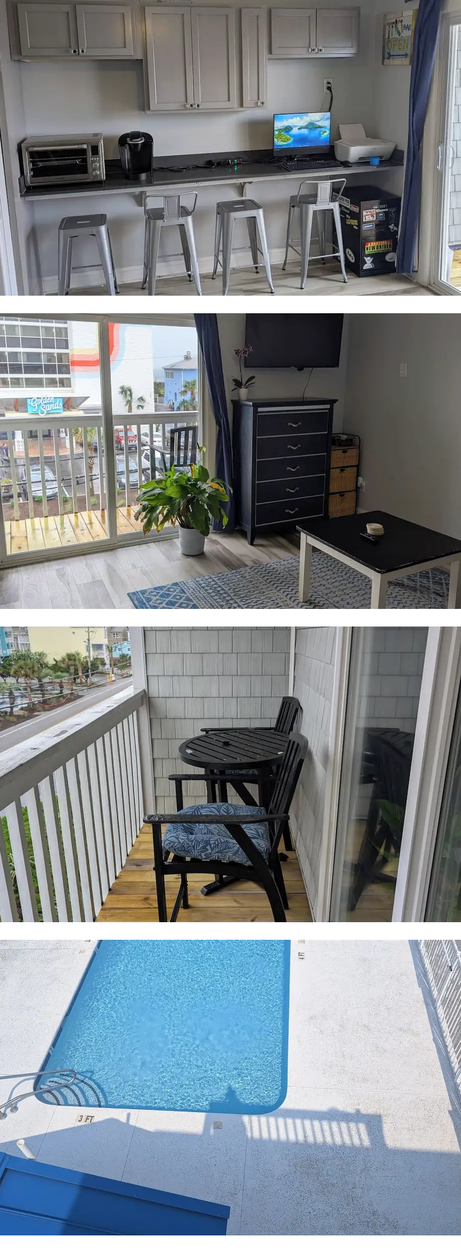 Cozy 1-bedroom condo with AC, WiFi in charming Carolina Beach with a pool