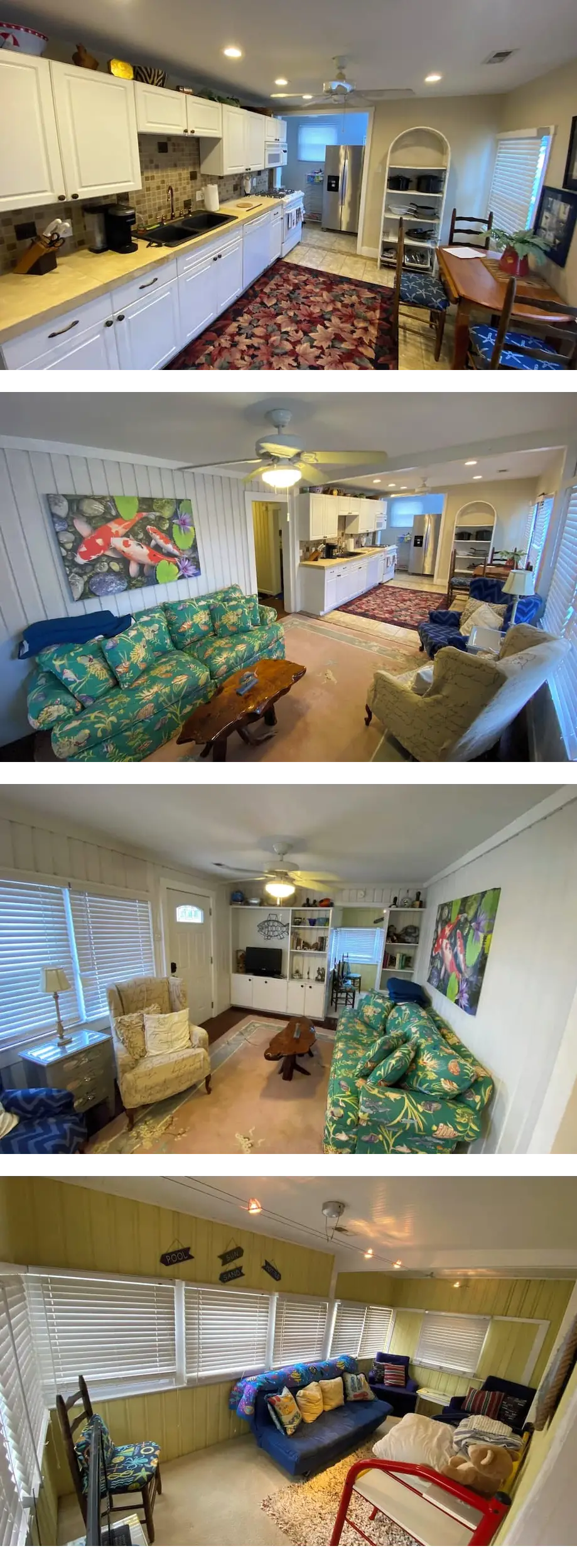 3-Bedroom 3 Bath Beach Cottage in Carolina Beach Paws Welcome 2 Blocks to Ocean