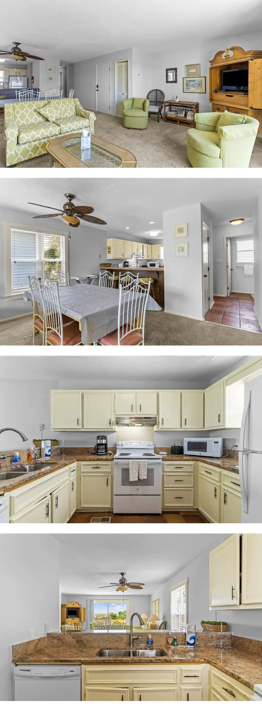 Oceanfront home with WiFi, central AC, w...