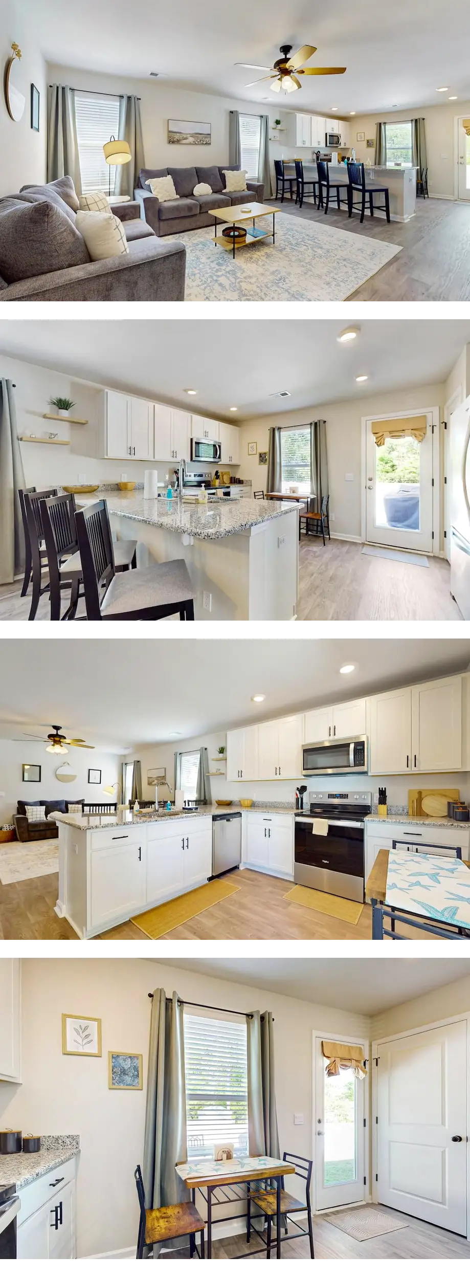 Coastal home with central AC & W/D -  cl...