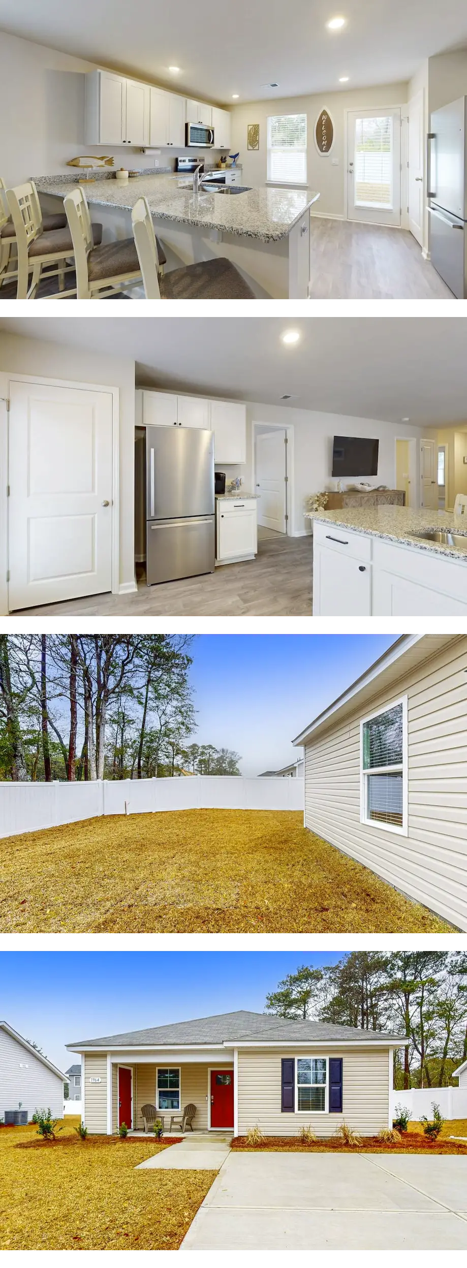 Coastal home with central AC & W/D -  cl...