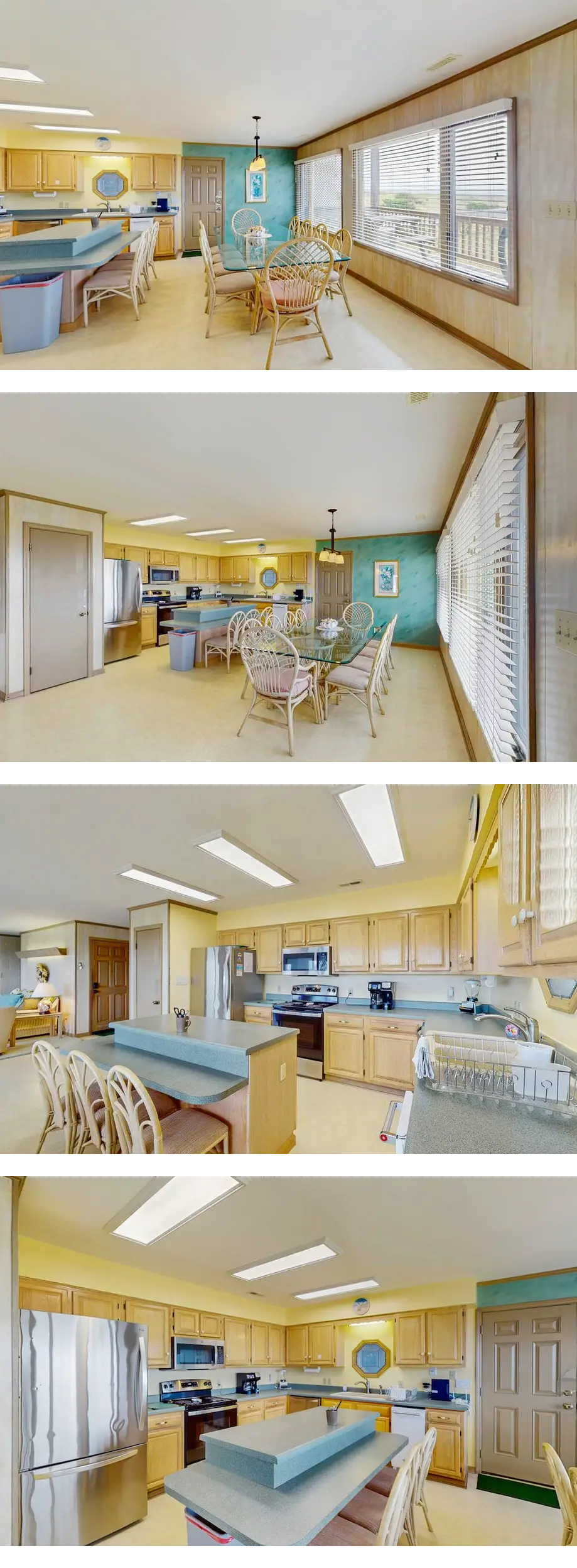 Oceanfront, two-level duplex with sundec...