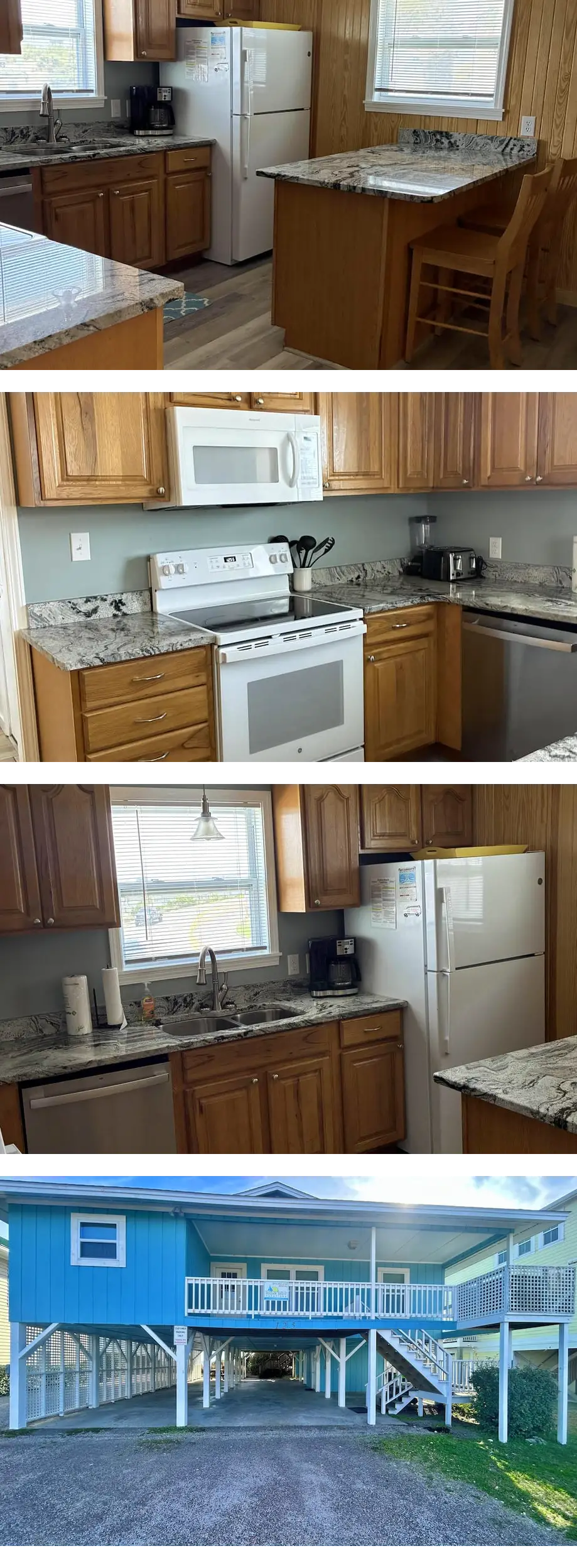 Oceanfront 4BR, 2BA Holden Beach retreat